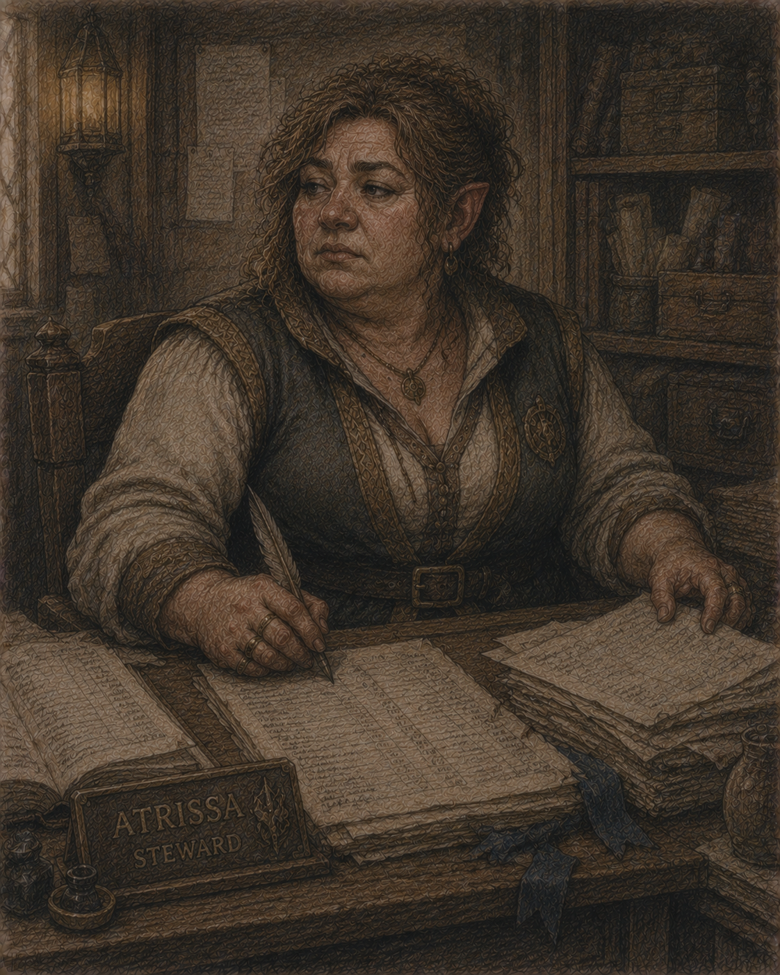 Atrissa, Overworked Steward