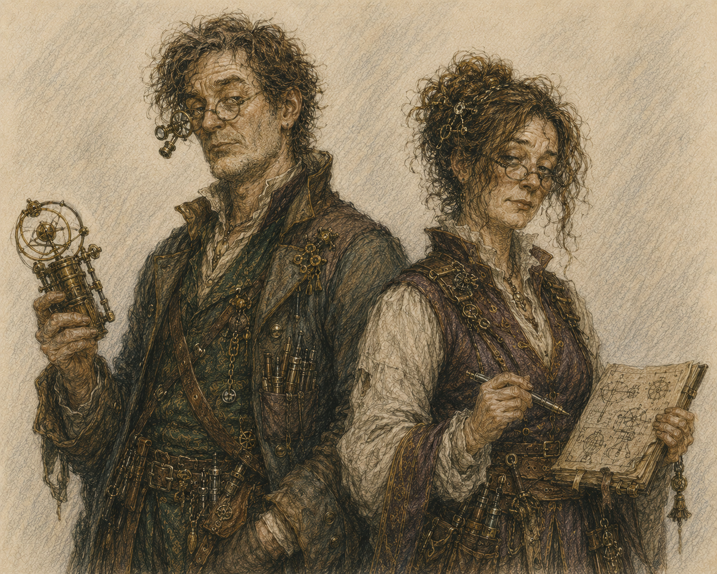 Emeric and Celestine, Esoteric Inventors